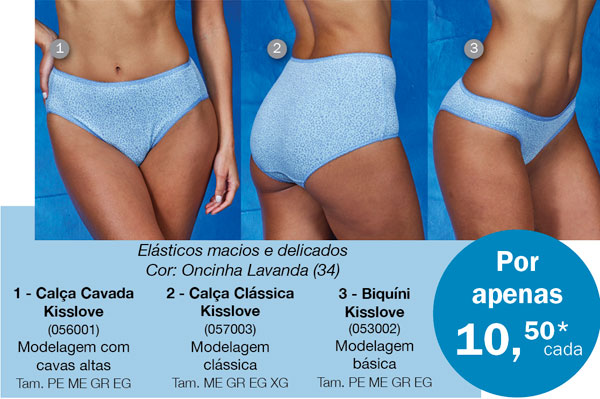 Calça em cotton elástico - Kisslove
