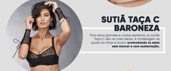 Sutiã Taca C Baroneza